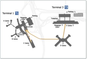 Mapa Aeropuerto Las Vegas